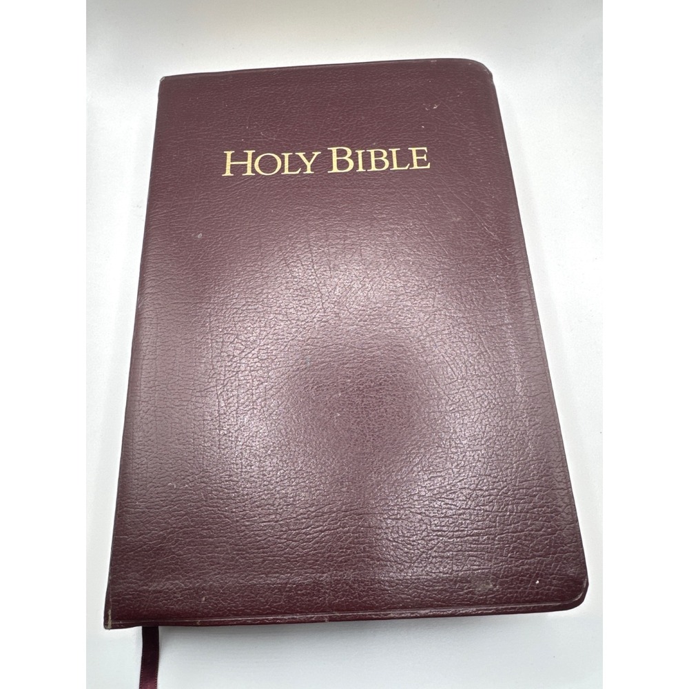 Holman KJV Holy Bible Verse Reference Jewel Edition Burgundy Red Letter 1995